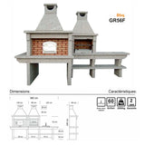 Barbecue GR56F vue complète