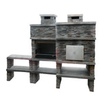 barbecue en beton avec four a bois av280f