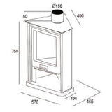 poele a bois d angle loire pf023f
