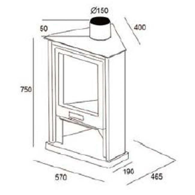 poele a bois d angle loire pf023f