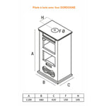 poele a bois avec four dordogne pf028f