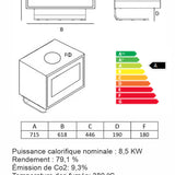 poele a bois vezere pf032f