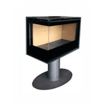 poele a bois moderne moselle pf033f