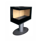 poele a bois moderne moselle pf033f