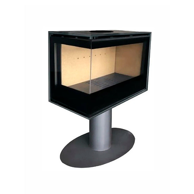 poele a bois moderne moselle pf033f