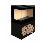 poele a bois moderne moselle pf033f