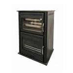 poele a bois bouilleur avec four seine pf027f