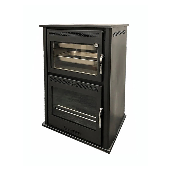 poele a bois bouilleur avec four seine pf027f