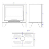 poele a bois portugaise tarn pf035f