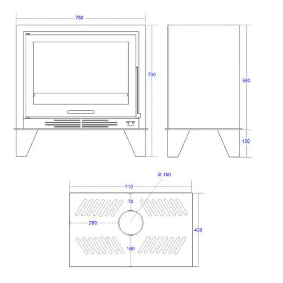 poele a bois portugaise tarn pf035f