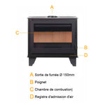 poele a bois portugaise tarn pf035f