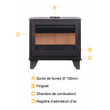 poele a bois portugaise tarn pf035f