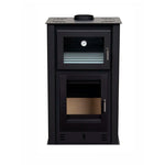 poele a bois avec four aveyron pf037f