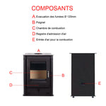 poele a bois verdon pf038f