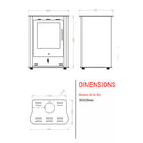 poele a bois verdon pf038f