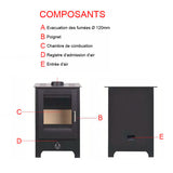 poele a bois ardeche pf039f