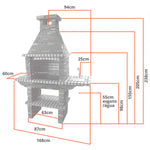 barbecue jardin en pierre cs2050f