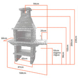 barbecue jardin en pierre cs2050f