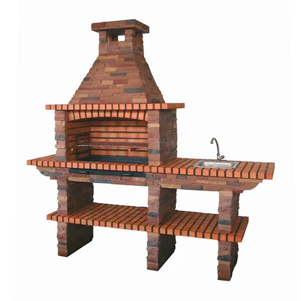 barbecue portugais en pierre avec evier cs2080f