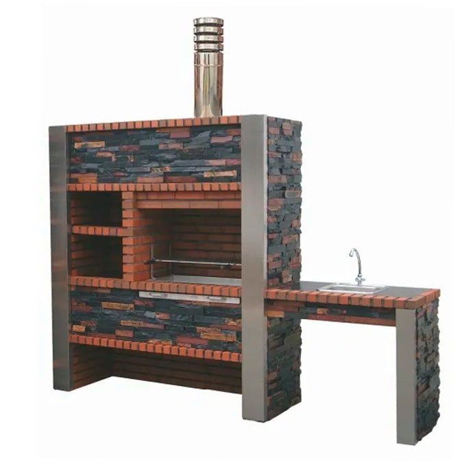 Barbecue en Pierre et Brique avec Évier CS4040F