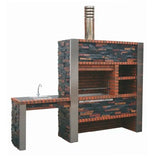 barbecue en pierre et brique avec evier cs4040f 1