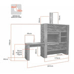 barbecue en pierre et brique avec evier cs4040f 1