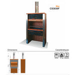 barbecue en pierre et brique cs3030f