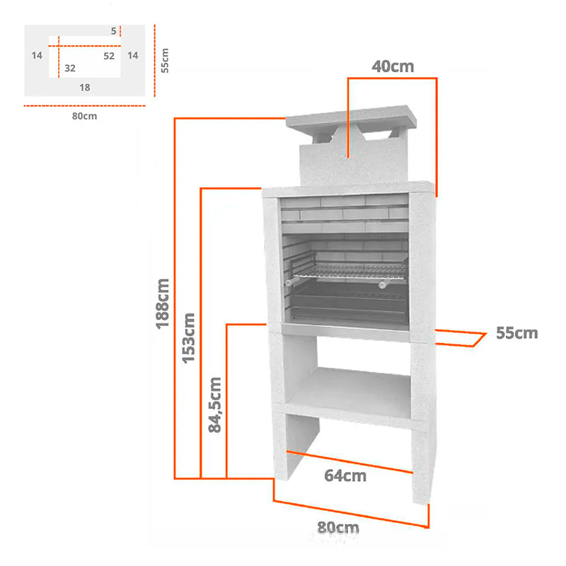 barbecue portugais contemporain cs6010f