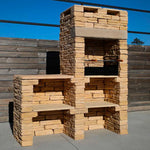 barbecue mediterraneen avec plan de travail fb003f