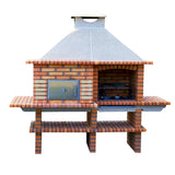 barbecue fixe avec four a pain et pizza av5550f