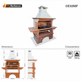 CE3250F refractory hard barbecue