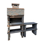 barbecue en pierre reconstituee avec evier av275f