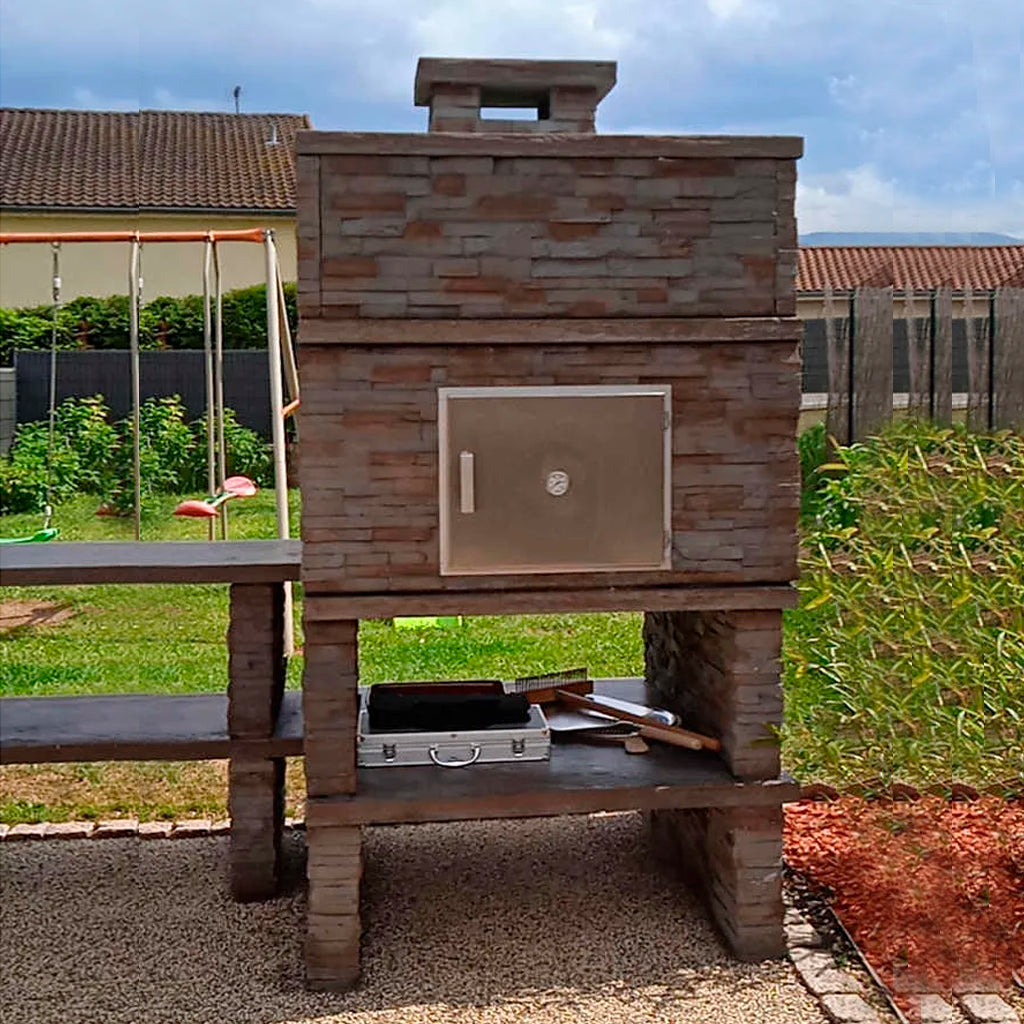 barbecue et four a bois a pain av290f