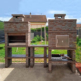 barbecue et four a bois a pain av290f