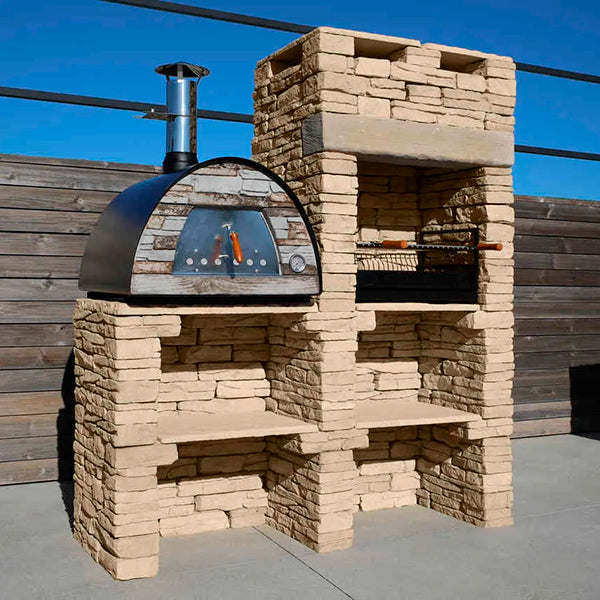 barbecue mediterraneen avec four maximus fb013f