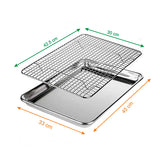 plateau avec grille pour four ac74f