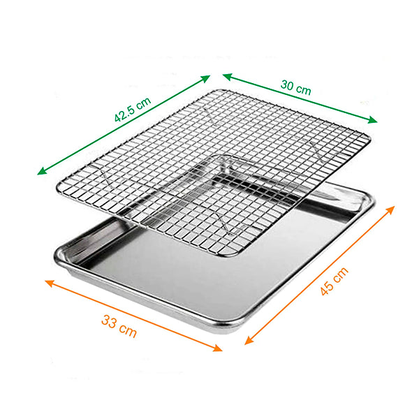 plateau avec grille pour four ac74f