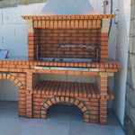 barbecue portugais en brique avec evier ce3260f