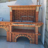 barbecue portugais en brique avec evier ce3260f