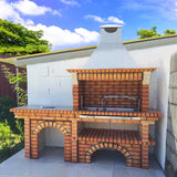 barbecue portugais en brique avec evier ce3260f