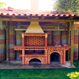 barbecue portugais en brique avec evier ce3260f