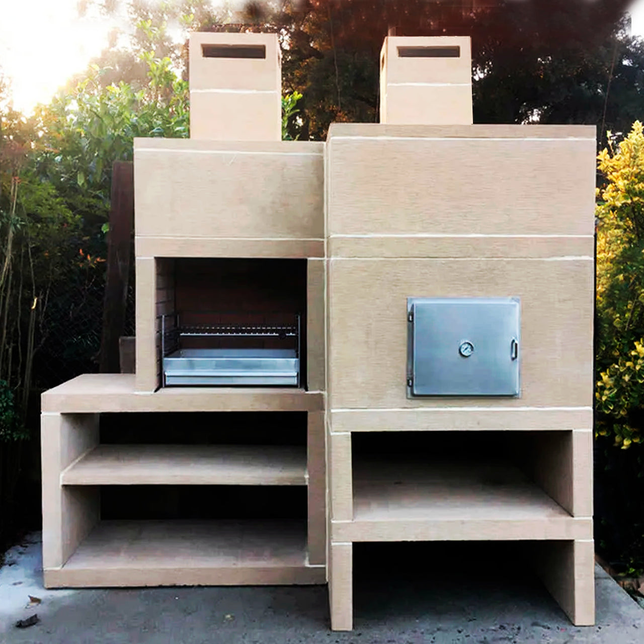 barbecue moderne avec four av85m