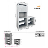 barbecue moderne granit du portugal gr92f