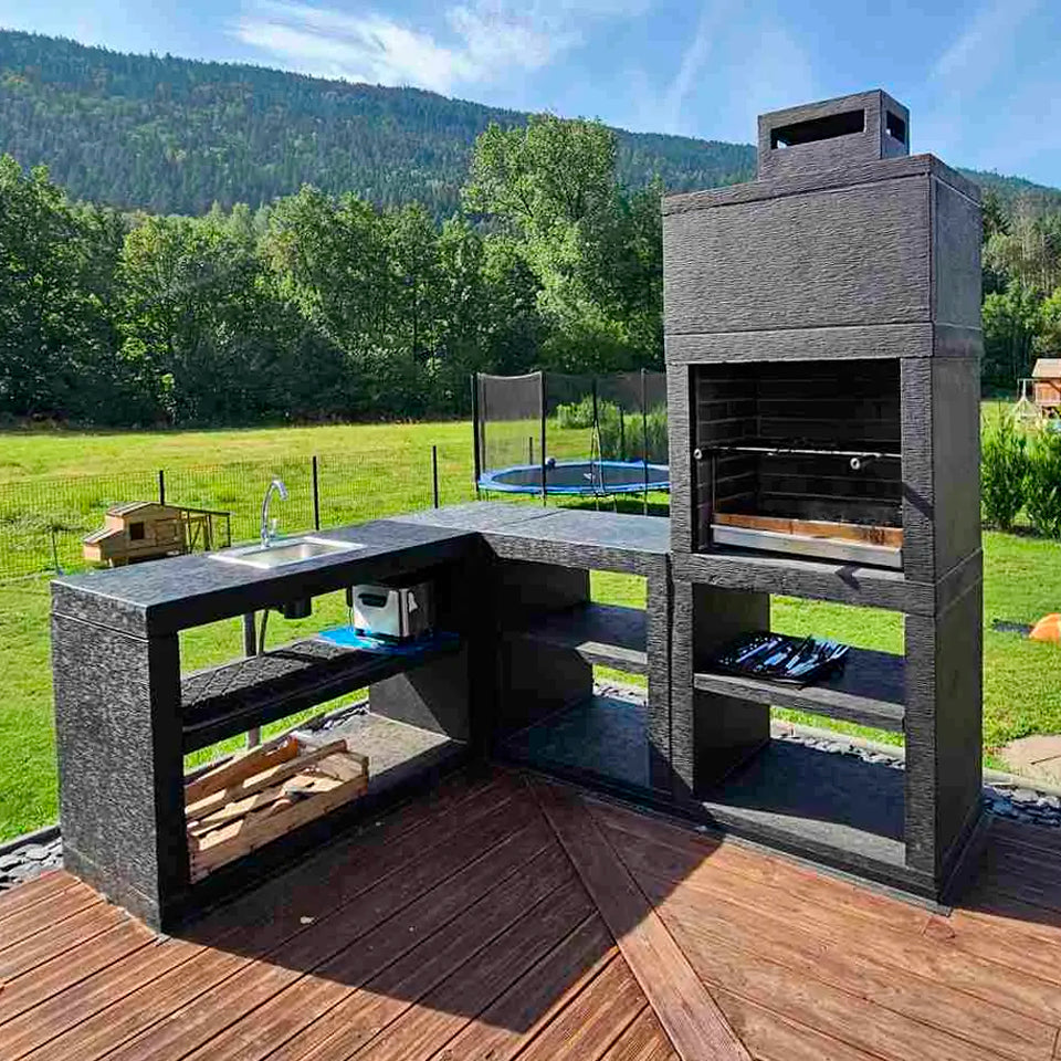 barbecue d angle moderne av12b