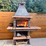 barbecue en pierre reconstituee pr4030f