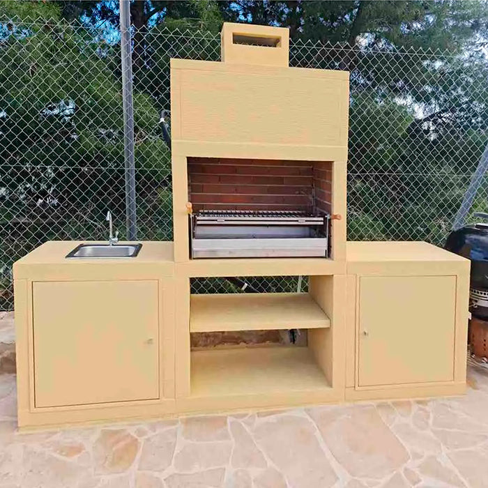 barbecue moderne avec evier av60m