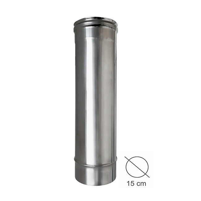 tube en inox 50cm pour four a bois maximus 100cm ac110f