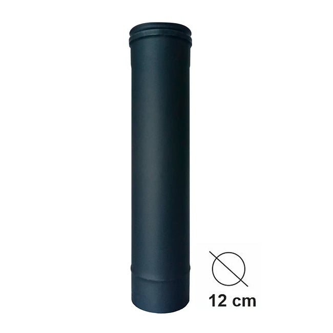 tube inox anthracite 50cm pour four a bois maximus 70cm ac111f