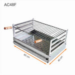 grilloir a poser en inox 60x40 ac48f