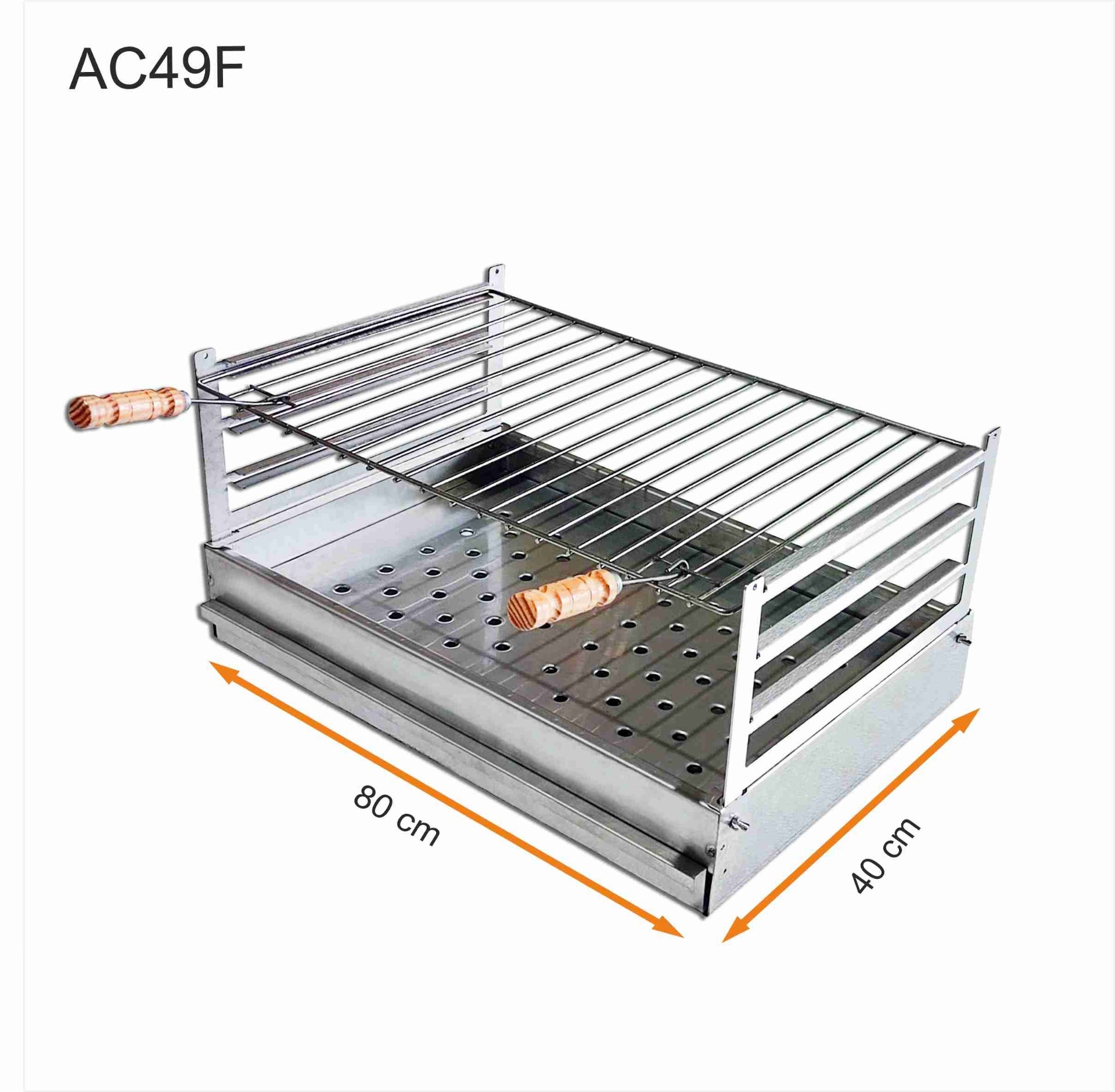 grilloir a poser en inox 80x40 ac49f